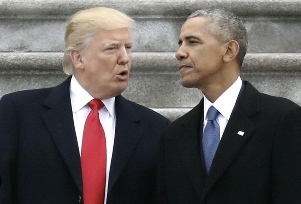 TRUMP AND OBAMA