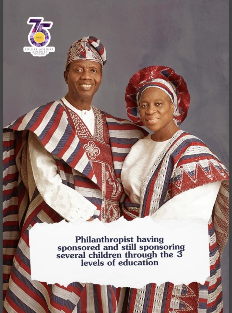 Mummy G.O and Daddy G.O Pastor and Mrs Adeboye