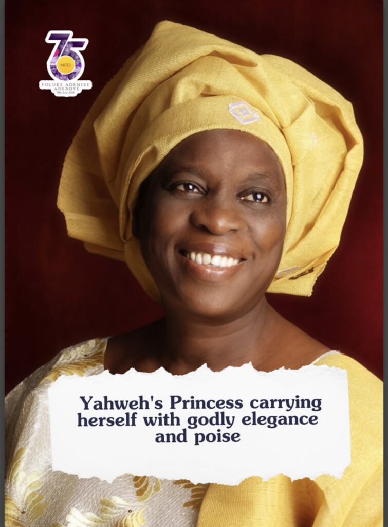 The Christian community celebrated Mummy G.O Mrs. Folu Adeboye