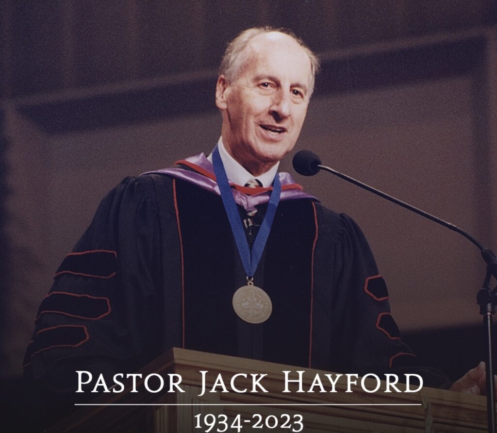 The Wonderful life of Pastor Jack Hayford